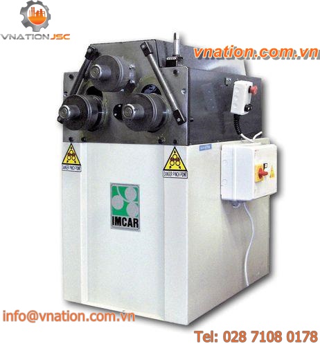 electric bending machine / profile / automatic / with 3 drive rolls
