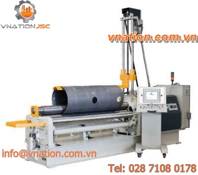 automatic plate bending machine / with 4 rollers