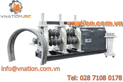hydraulic bending machine / motorized / profile / guard-rail