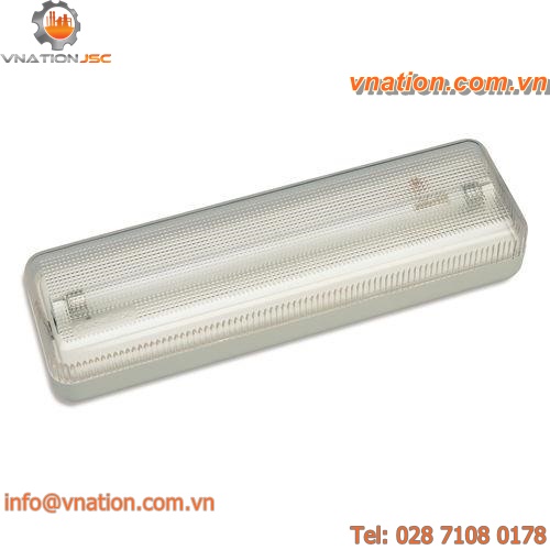 tubular emergency lighting / fluorescent / IP44