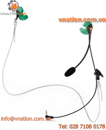 noise-attenuating two-way headsets