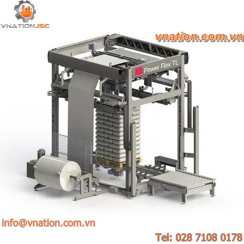 stretch film pallet wrapping machine / vertical