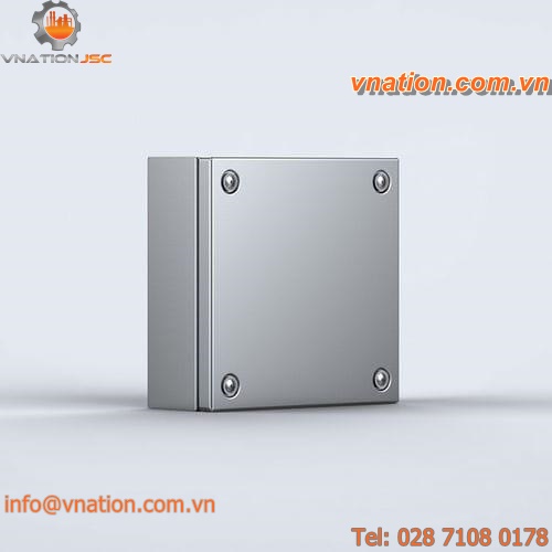 wall-mounted terminal box / stainless steel / IP66 / IK 08