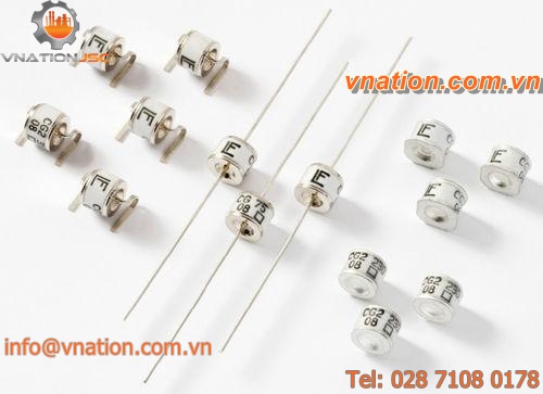 gas discharge tube with 2 electrodes / for telecommunication networks