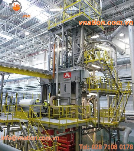 compact baling press / vertical / top-loading / textile fiber