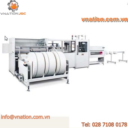 transversal hemming line / for cleaning cloth