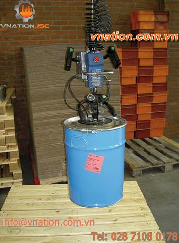 pneumatic manipulator / vacuum / for drums / for food