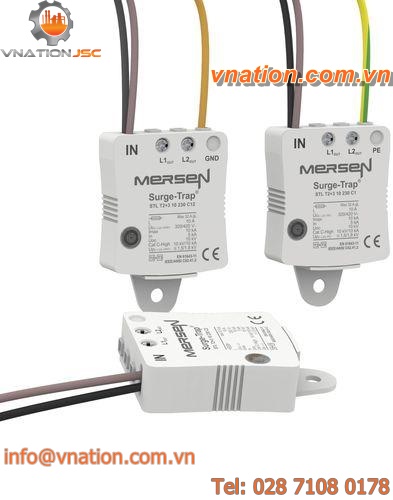 type 2 surge arrester / type 3 / DIN rail / for LED lighting