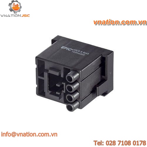 power connector / rectangular / screw / high-current