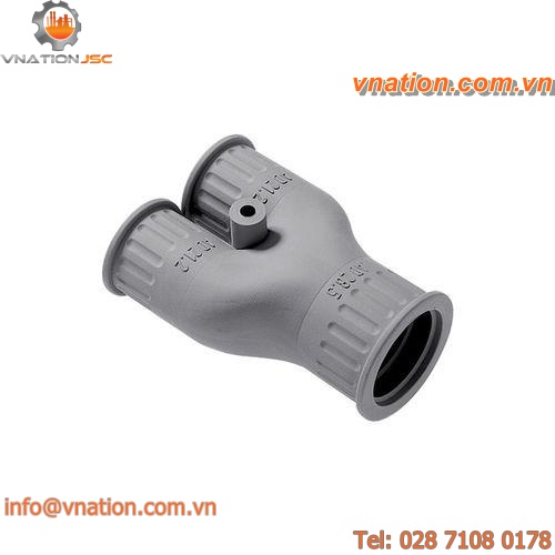 push-fit fitting / Y / plastic / conduit