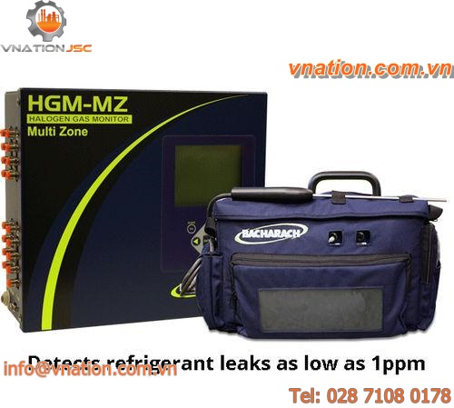 refrigerant gas leak detector / infrared / with LED display / with graphic display
