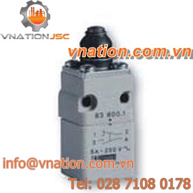 miniature limit switch / thermoplastic case / compact
