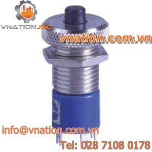 compact push-button switch / ultraminiature / threaded barrel fixing