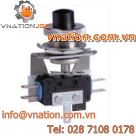 subminiature push-button switch / tripolar / tetrapolar / bipolar