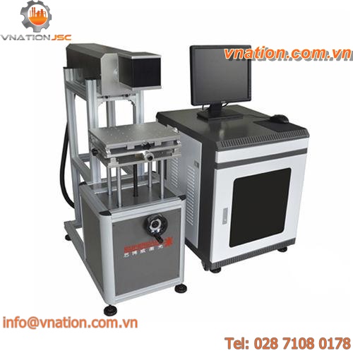 CNC cutting machine / textile / leather / CO2 laser