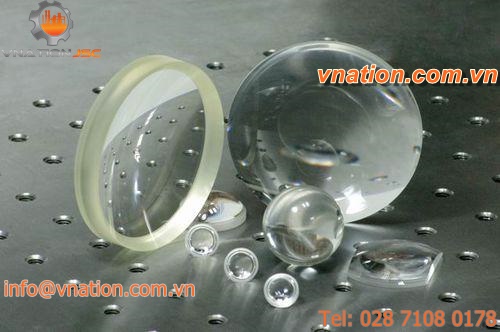 bi-convex lens / spherical / BK7 / fused silica