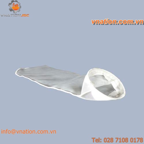 fabric filter bag / for liquids / polypropylene / polyester