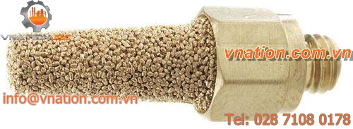 discharge silencer / for air treatment units / bronze