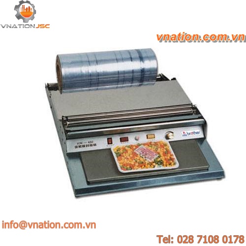 manual shrink wrapping machine / for food products