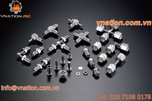 stainless steel fitting / high-purity / vacuum