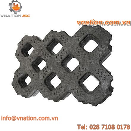 lawn grate / gray / for parking lots / plastic