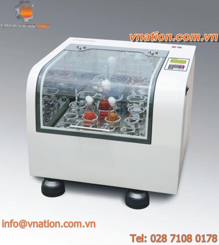 laboratory shaker incubator / forced convection / digital / compact