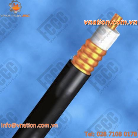 RF cable / coaxial / copper / flexible