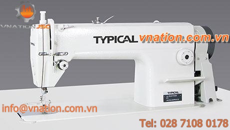 single-needle sewing machine / lockstitch / with large hook