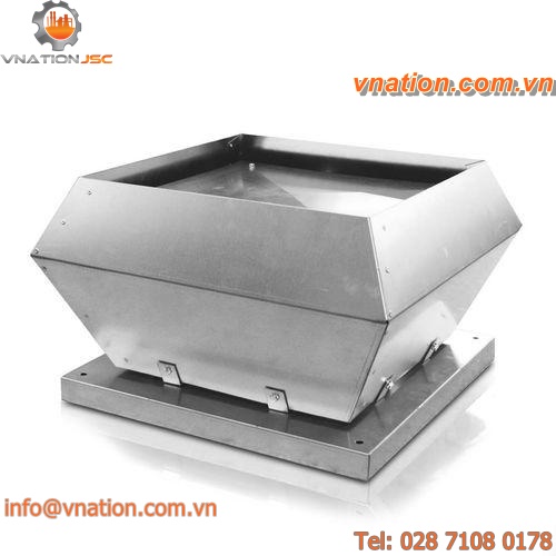 rooftop fan / centrifugal / for fume extraction / galvanized steel