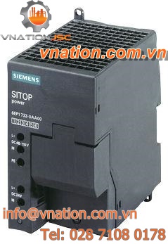 DIN rail DC/DC converter / step-down / insulated