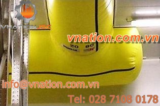 flexible air duct / in textile