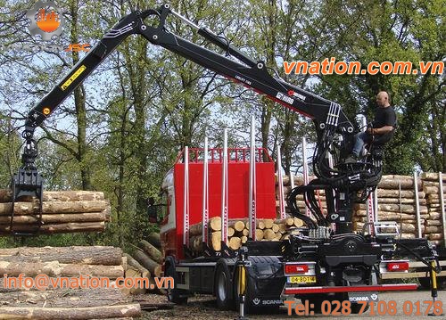 fixed crane / forestry / loading