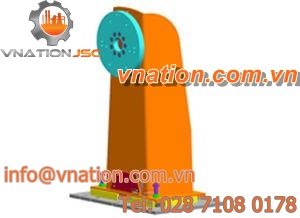 motorized positioner / rotary / 1-axis / for robots