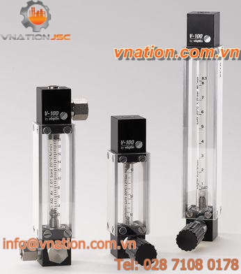 variable-area flow meter / for liquids / in metering tube / for low flow rates