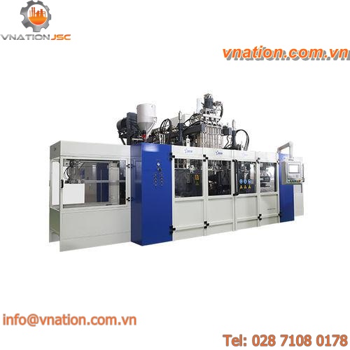 bottle blow molding machine / twin-station / for the food industry / 4-cavity