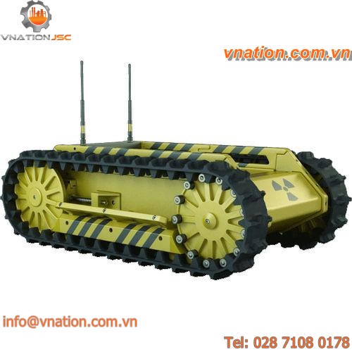 mobile surveillance robot / modular / for industrial site / identification