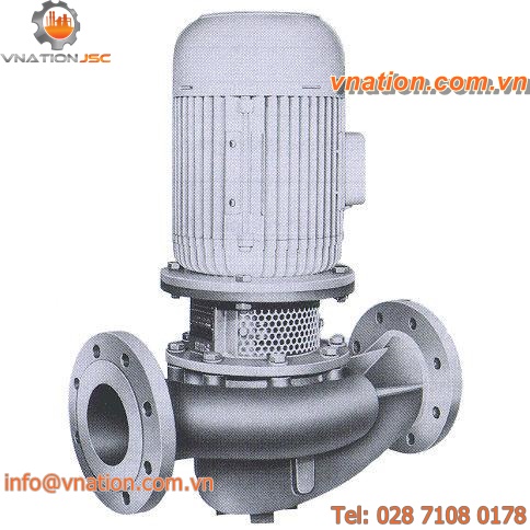 chemical pump / with electric motor / centrifugal with volute / for the food industry