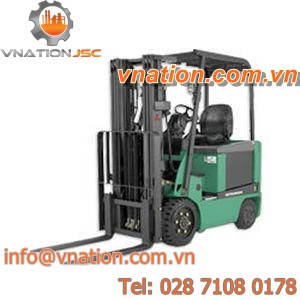 electric forklift / ride-on / narrow-aisle / cushion tire