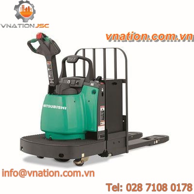 walk-behind pallet truck / with electric actuator / transport / loading