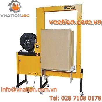 cardboard box strapping machine / high-speed / lateral / automatic