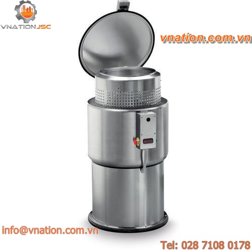 centrifuge dryer / cleaning / for the food industry / vertical
