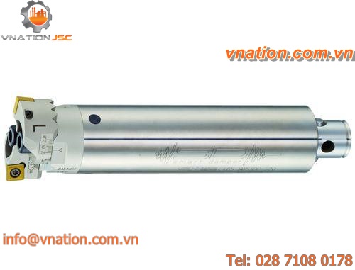 roughing boring head / with a built-in anti-vibration damping