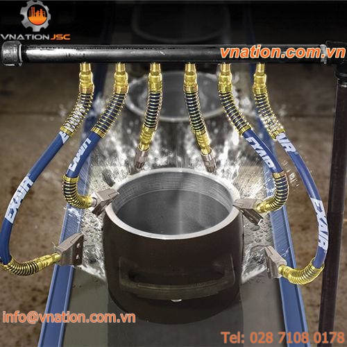 blow-off nozzle / flat / compressed air