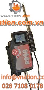 differential-pressure flow meter / for air / mobile / insertion