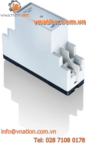 DIN rail mount temperature transmitter / RTD / three-wire / resistance