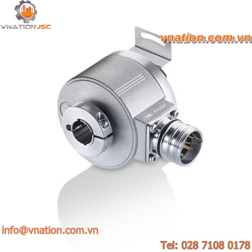 incremental rotary encoder / optical / hollow-shaft / robust