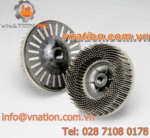 finishing abrasive disc / grinding / for deburring / ceramic