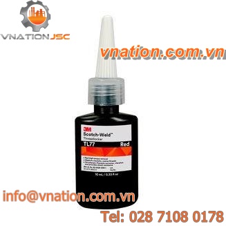 single-component adhesive / high-viscosity / anaerobic / sturdy