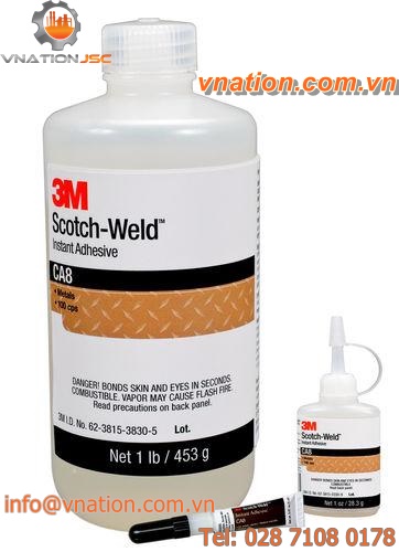 cyanoacrylate adhesive / single-component / low-viscosity / instant