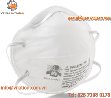 filtering mask / disposable / particulate